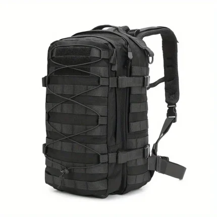 TD-105 | Heavy-Duty 30L Streamlined Tactical Assault Pack – Waterproof MOLLE Rucksack with Bungee Compression