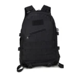 Black tactical backpack