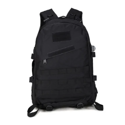 Black tactical backpack