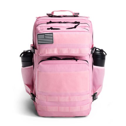 TD-TB-130 | Premium Tactical Backpack Pink – Heavy-Duty Military Gym Bag & Travel Rucksack