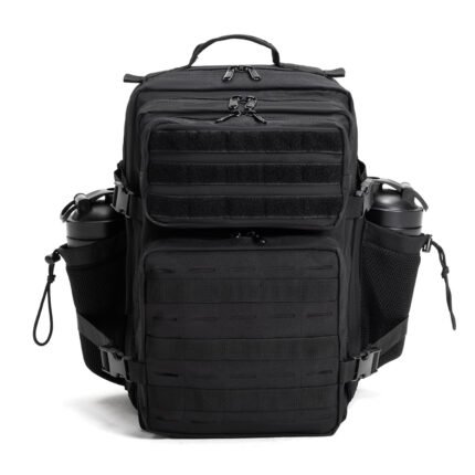 TD-TB-121 | Tactical Gym Backpack Black – Premium MOLLE Fitness Bag & Travel Rucksack